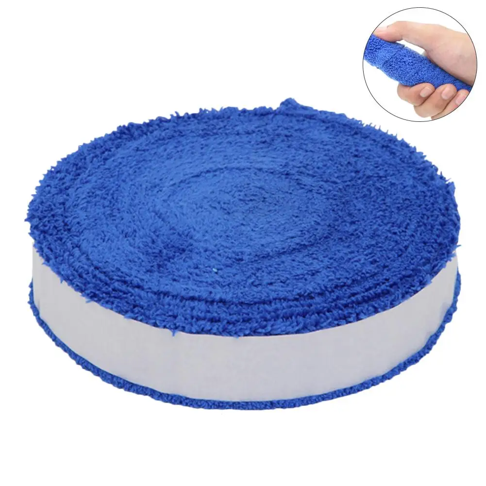 blue Противоскользящая рукоятка для полотенец, ракетка для бадминтона, тренировочная повязка для удочки, скакалка, Рогатка, пота, спортивная лента, аксессуары - Цвет: blue