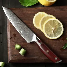 YARENH 67 слоев дамасской стали кухонный нож Япония 5 дюймов Универсальный нож шеф-повара высокое качество профессиональные ножи шеф-повара Палисандр Ручка