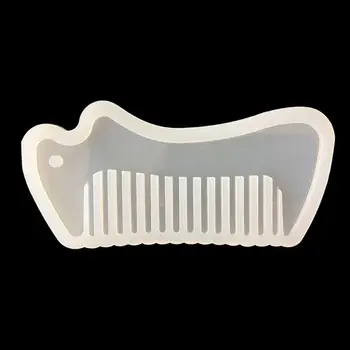 

10Pcs Crystal Epoxy Resin Mold Comb Casting Silicone Mould DIY Crafts Making Too