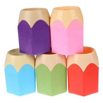 

1 Pcs New Creative Pen Vase Pencil Pot Makeup Brush Holder Stationery Desk Tidy Container Office Supplies