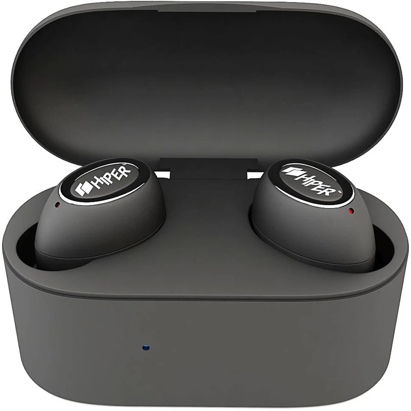 Наушники с микрофоном HIPER Smart 2, Bluetooth, вкладыши, черный матовый [htw-s2]