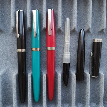 

Old Stock The Younger Pocket Fountain Pen Chinese Vintage Ink Pen With Ink window Fine Nib Stationery Office school Writing Gift