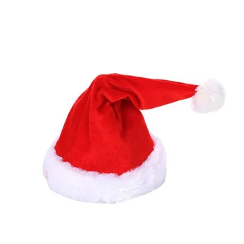 

Hot Christmas tree Figurine Ornament Electric Singing And Dancing Santa Hat/Christmas Tree Plush Toy Funny Kids Gift