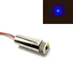 Módulo azul focalizável 12x35mm do ponto do laser 450nm 80mw 3v 5v