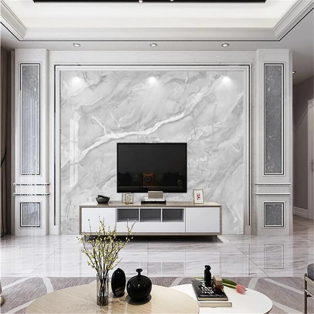 

Milofi custom personality fashion wallpaper mural new modern minimalist atmosphere senior gray background wall