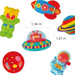 Kit de pintura espaçonave para crianças, brinquedos educativos para pintura de crianças