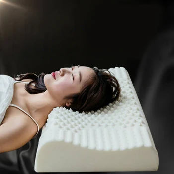 

Thailand Pure Natural Latex Pillow Remedial Neck Protect Vertebrae Health Care Orthopedic Pillow Natural Children latex pillow