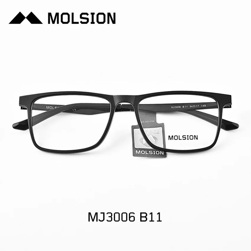 MOLSION оптическая оправа для очков Для мужчин близорукие прогрессивный черный очки Мультифокальные человек предписанные оправы очков MJ3006