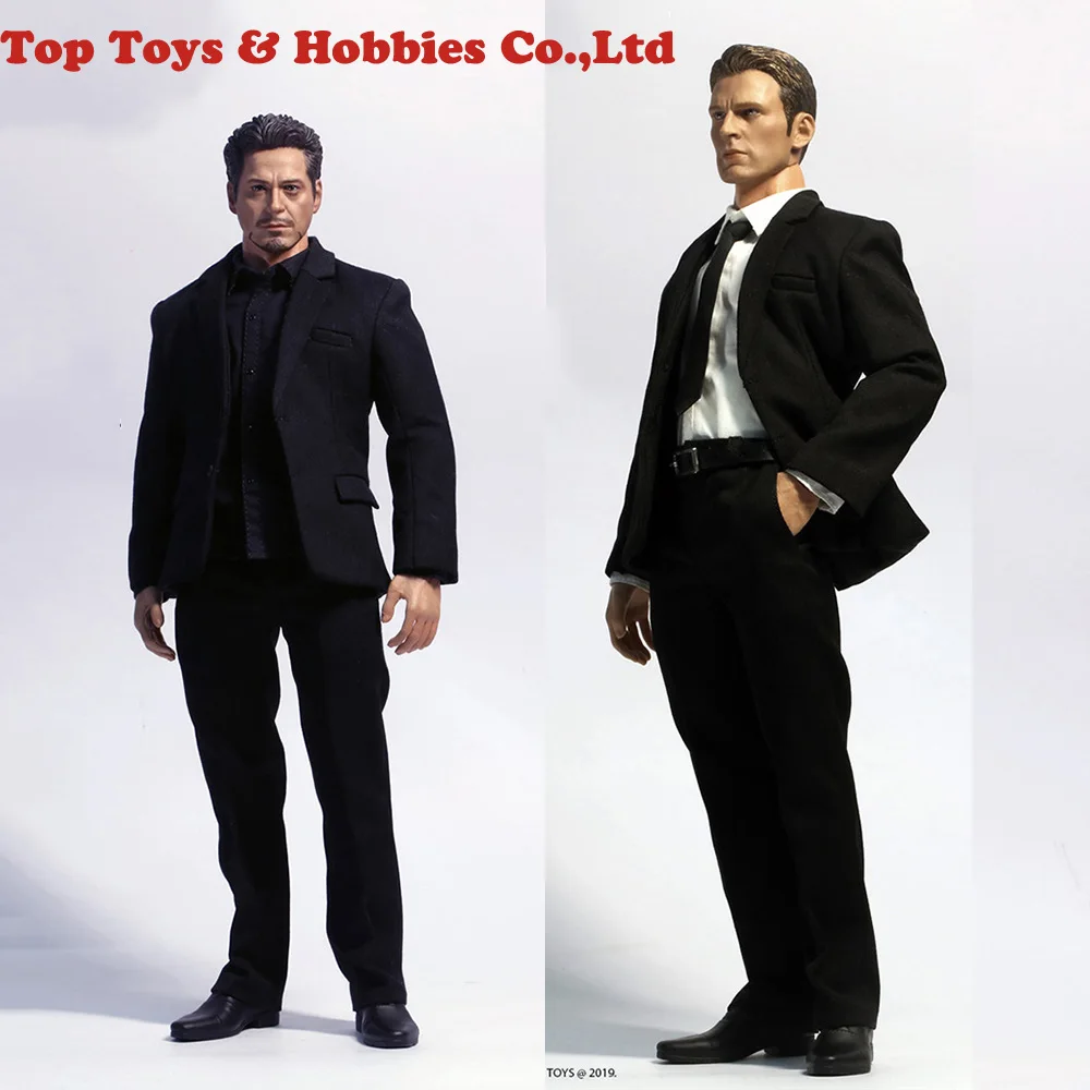 

In stock JXTOYS-034 1/6 Gentlemen's Suit Clothes Set with 2 shirts For strong JXS01 Body 12'' Male Action Figure