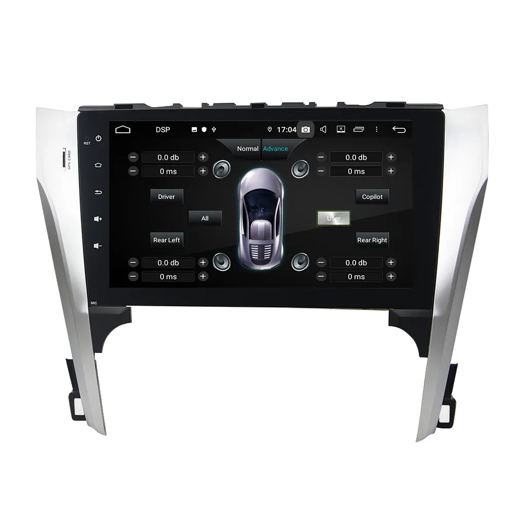 Top Android 9 With DSP For TOYOTA CAMRY 2012 Car radio video player Multimedia GPS navigation accessories Sed 5