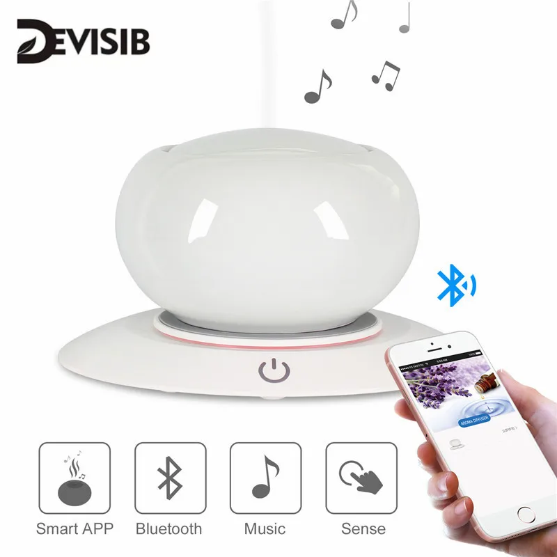 DEVISIB Bluetooth динамик керамический Аромат эфирное масло диффузор Водонепроницаемый