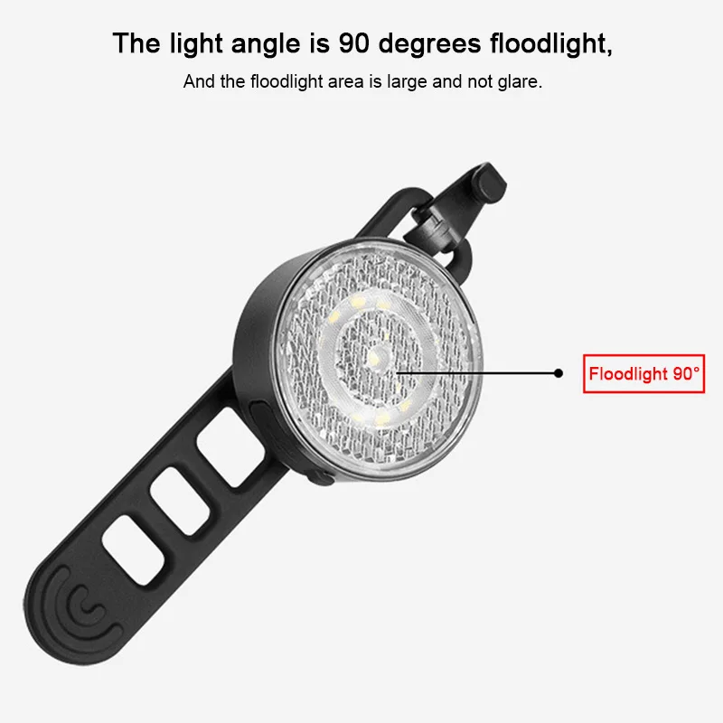 USB Велосипедный свет набор интеллектуальная индукция велосипедный задний свет 40 люмен 1000 м ходовые огни задние фары 680 мАч батарея