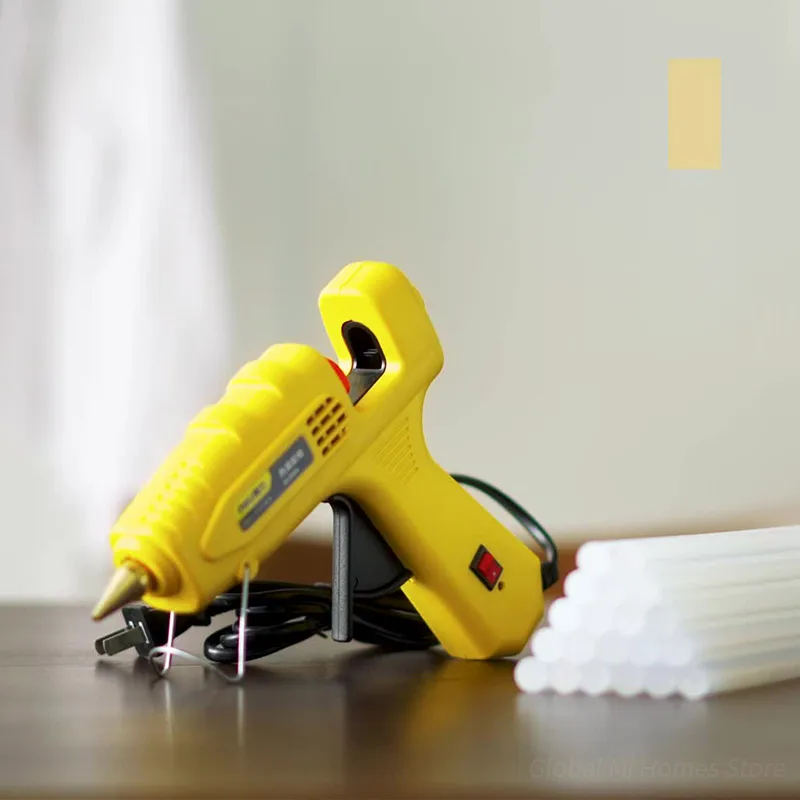 Xiaomi DELI инструмент термоклеевой пистолет 40W60W Универсальный бытовой Детский DIY горячий раствор оружейный шомпол набор