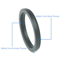 EYSDON M48 to M42 Conversion T Ring Adapter Male Transform to Female Thread Telescope Converter 2
