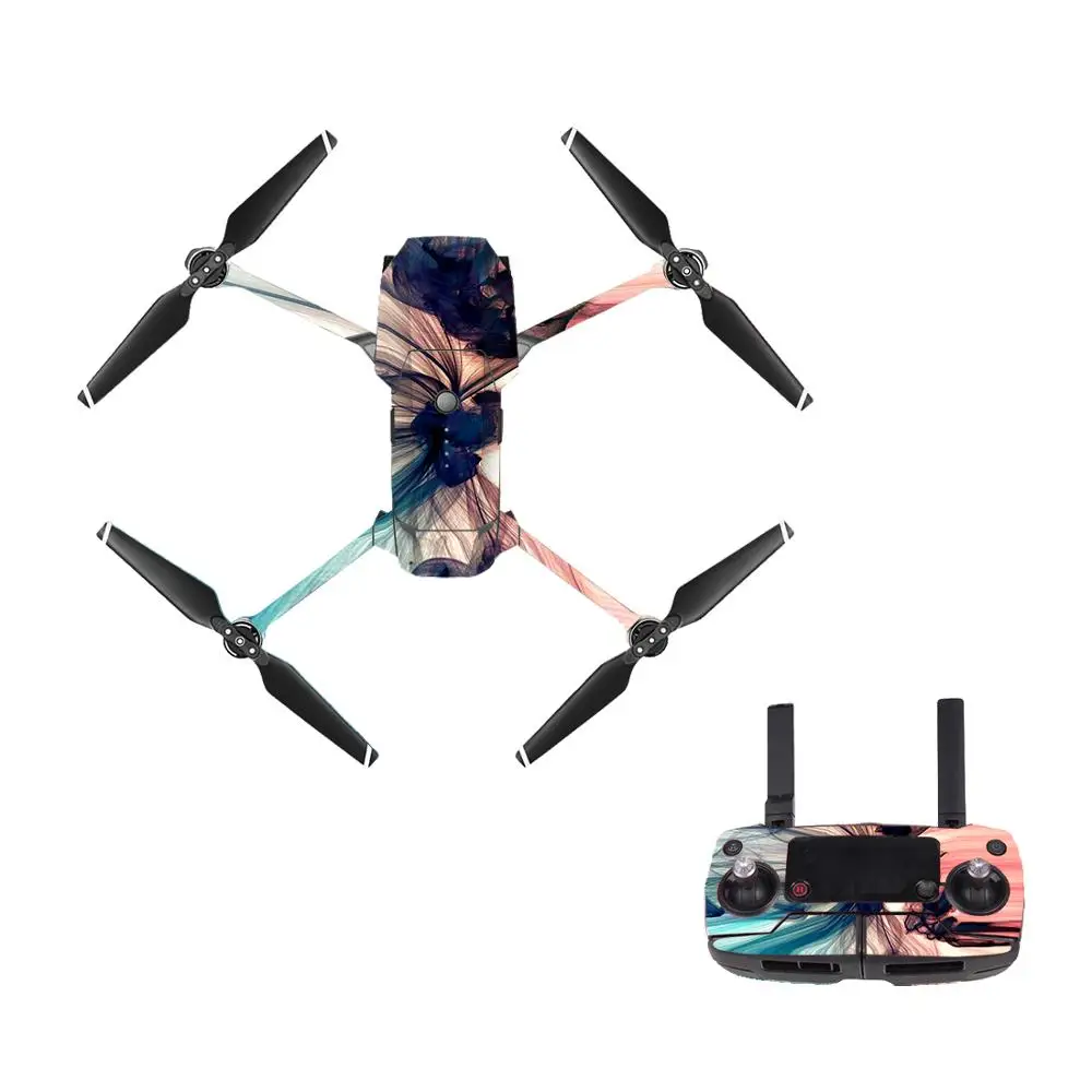 COOL Style 6 Decal Skin Sticker For DJI Mavic Pro Drone + Remote Controller + 3 Batteries Protection Film Cover