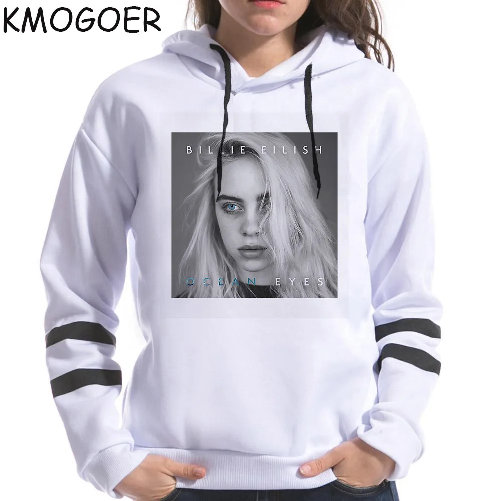 15 Billie Eilish Толстовка с принтом и капюшоном для женщин и мужчин Толстовка Одежда Harajuku Fans гранж повседневные толстовки готические Kpop толстовки - Цвет: 15