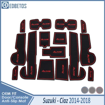 

Anti-Slip Mat For Suzuki Ciaz 2014 2015 216 2017 2018 Maruti Accessories Gate Slot Coaster Anti-Dirty Door Groove Mat Car