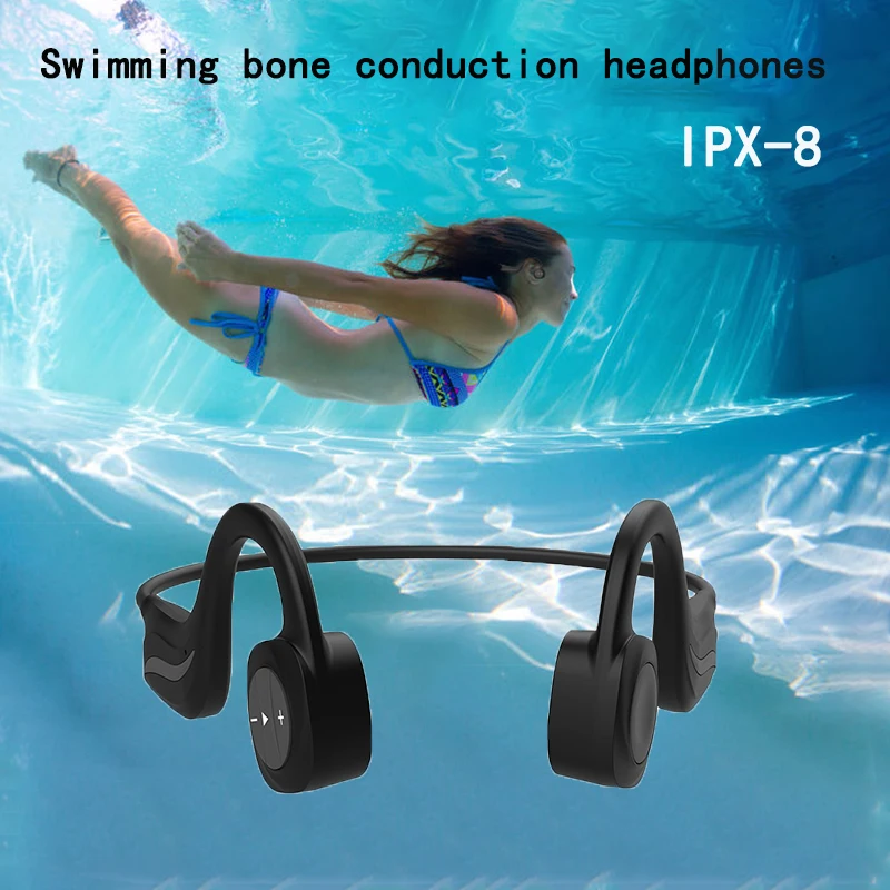 Наушники с костной проводимостью bluetooth 4 2 встроенная память 8G IPX8