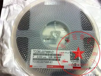 

SMD tantalum capacitor 6.3 V 220 uf 6 V type B 1210 black TCOBOJ227M8R - E1 ROHM