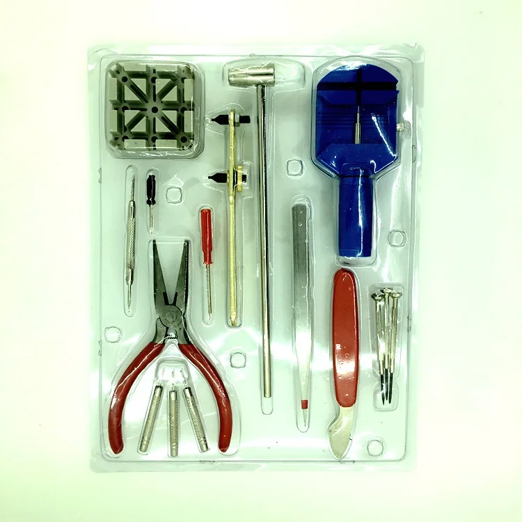 

Watch Repair Kit Watch Strap Removing Tool Watch Repair Tool Versatile Open Cover Tool 16-Piece Set
