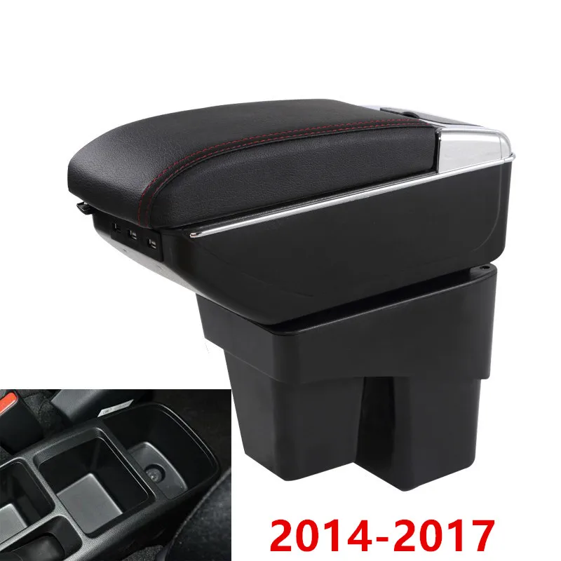 Подлокотник для Honda Fit Jazz 2014 2015 2016 2017 2018 центральный подлокотник с ящиком вещей