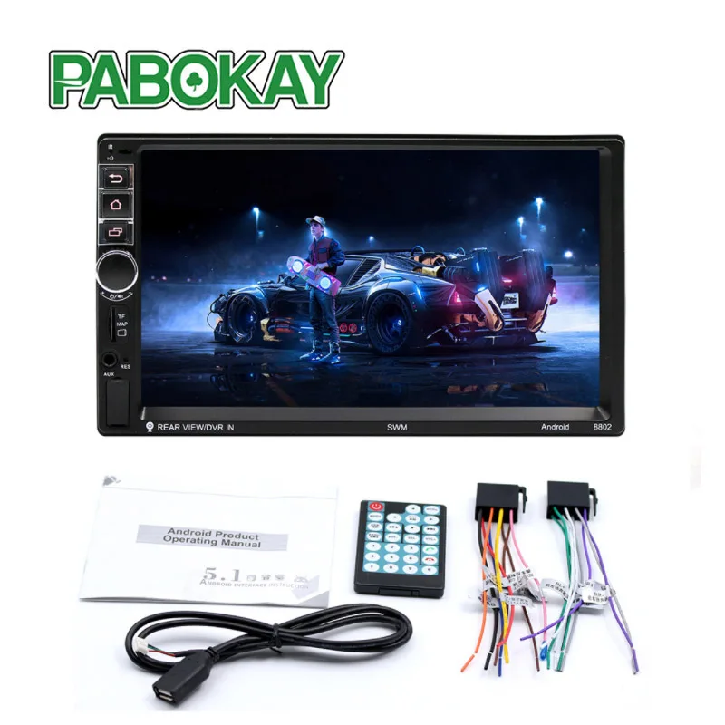 

Android Car Radio 2 Din Autoradio GPS Navigation 2din Universal Multimedia Player BT FM Mirrorlink Stereo Audio 8802