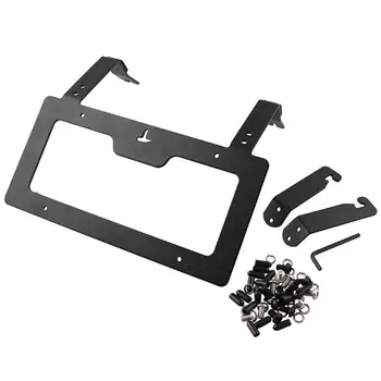 

Car Front License Plate Frame Aluminum License Plate Mounting Holder for Tesla Auto Accessory NO Drilling NO Holes NO Adhesives
