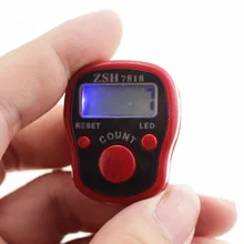 Высококачественный светодиодный счетчик Будды, спортивный шагомер в форме кольца