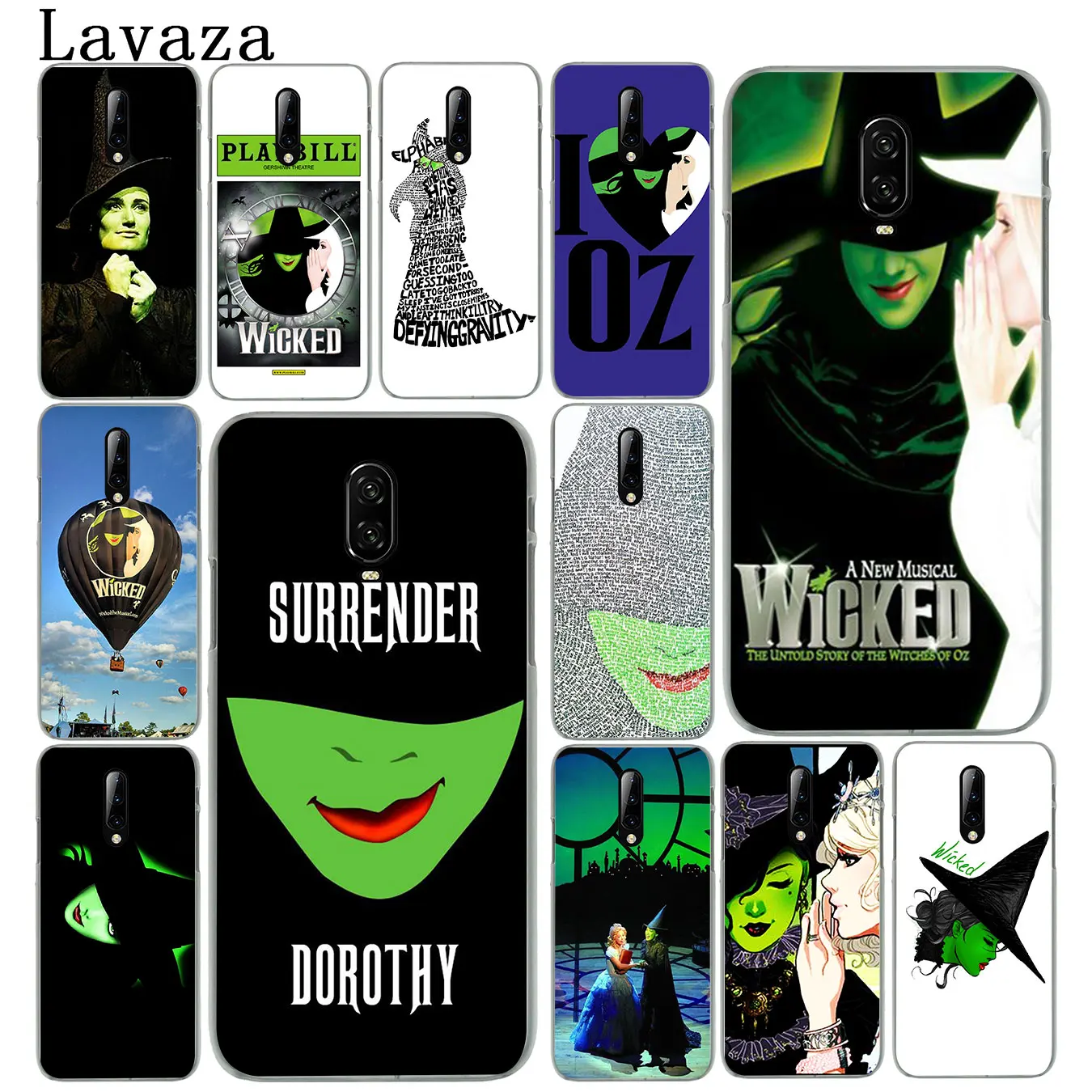 Твёрдый пластиковый чехол для телефона Broadway Musical Wicked Lyrics Oneplus 7 7T Pro 6 6T 5 5T Cover One Plus