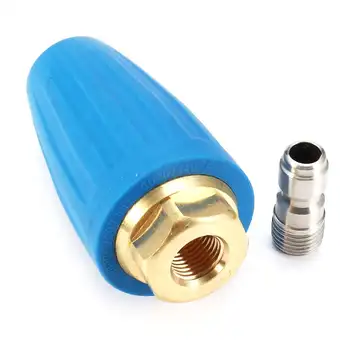 

1 Pc 1/4" High Pressure Vehicle Car Washer Rotating Turbo Nozzle Spray Tip 4000PSI Car Washing Tool Accessory