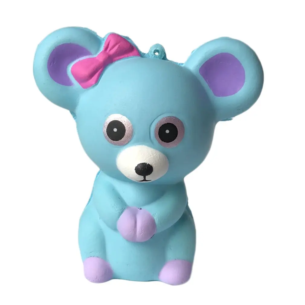 blue mouse Мягкий медленный отскок супер-большая звезда кролик Пингвин мышь и собака моделирование модель высвобождение давления игрушка для Рождественский подарок - Цвет: blue mouse