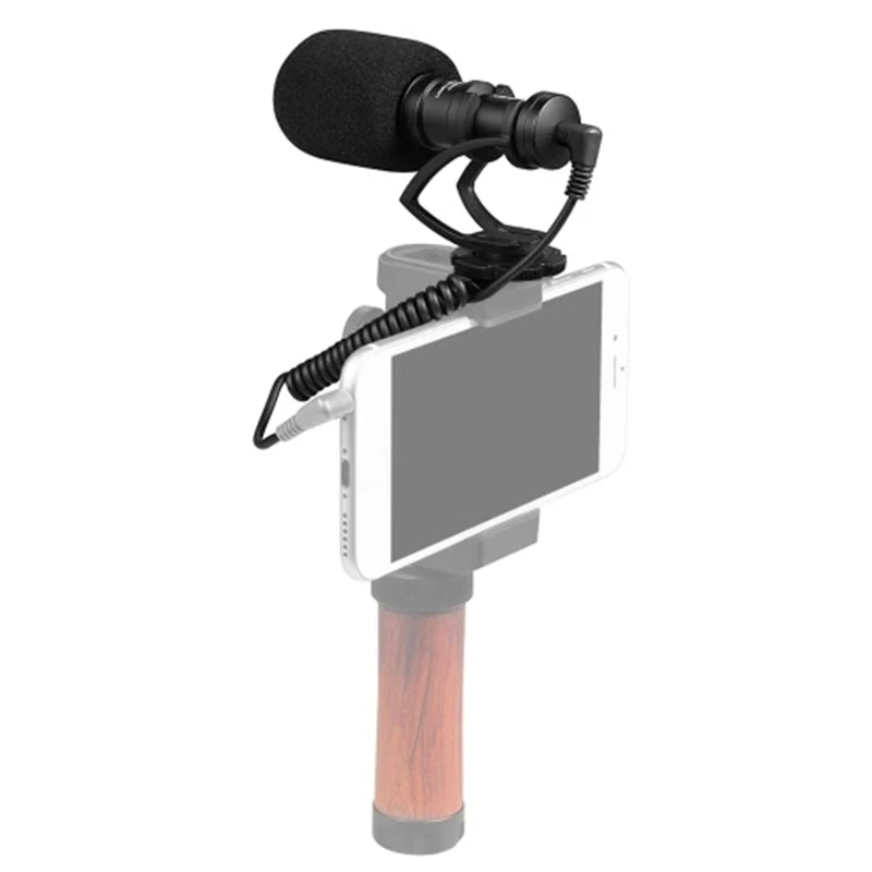 Comica Cvm-Vm10Ii металлический компактный мини накамерный кардиоидный направленный видео микрофон с ударным креплением для Iphone samsung Hu
