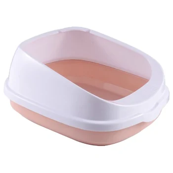 

Pet Toilet Bedpan Anti Splash Cats Litter Box Cat Dog Tray with Scoop Kitten Dog Clean Toilette Home Plastic Sand Box Supplies