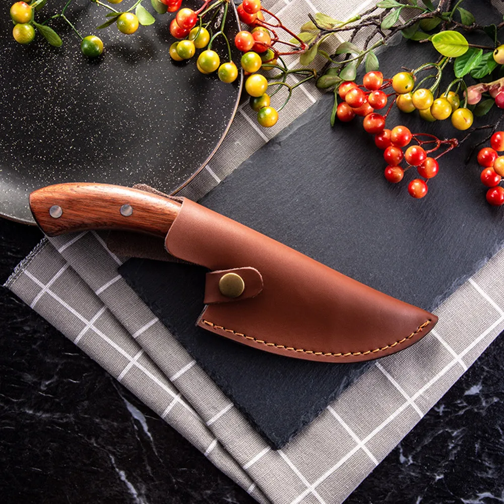 Японский ковочный нож из высокоуглеродистой стали, сделанный вручную шеф-поваром Тан, нарезанный кухонный нож, нож для мясника