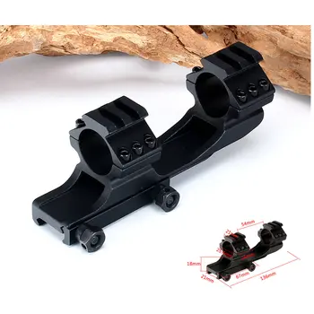 

ohhunt Rock-Solid Hunting Tactical 25.4mm Offset Rifle Scope Mount Accessories with Extra Picatinny Weaver Rail Rings