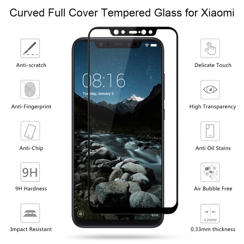 Закаленное стекло для Redmi 5 6 Plus Pro, Защитное стекло для Xiaomi Redmi Note 5 6 Pro 6A S2, Защита экрана для Redmi 5A