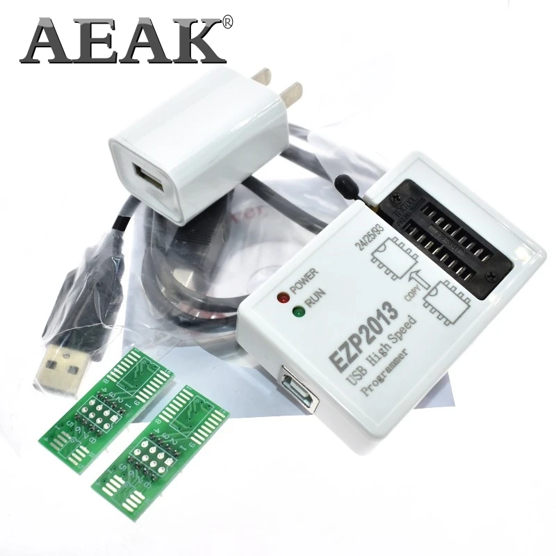 AEAK официальный EZP2013 высокоскоростной USB SPI программатор 24 26 25 93 Bois EEPROM Flash