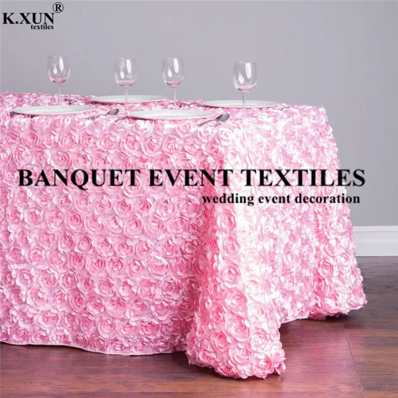88130-060489-88-x-130-in.-Rectangular-Rosette-Satin-Tablecloth-Pink_main_1000x1000