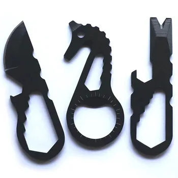 

1pcs 3 Types Self Defense EDC Portable Multifunctional Pocket Key Chain Outdoor Survival Tool Combination Tools Opener Wrench