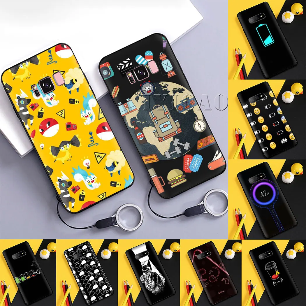 Батарея мягкий чехол для samsung S6 S7 край S8 S9 S10 плюс S10e Note 8 9 10 | Мобильные телефоны и