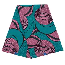 Анкара Африканский хлопок настоящий нигерийский воск принты ткань kwanzaa воск высокое качество настоящий голландский воск Ткань 6 ярдов