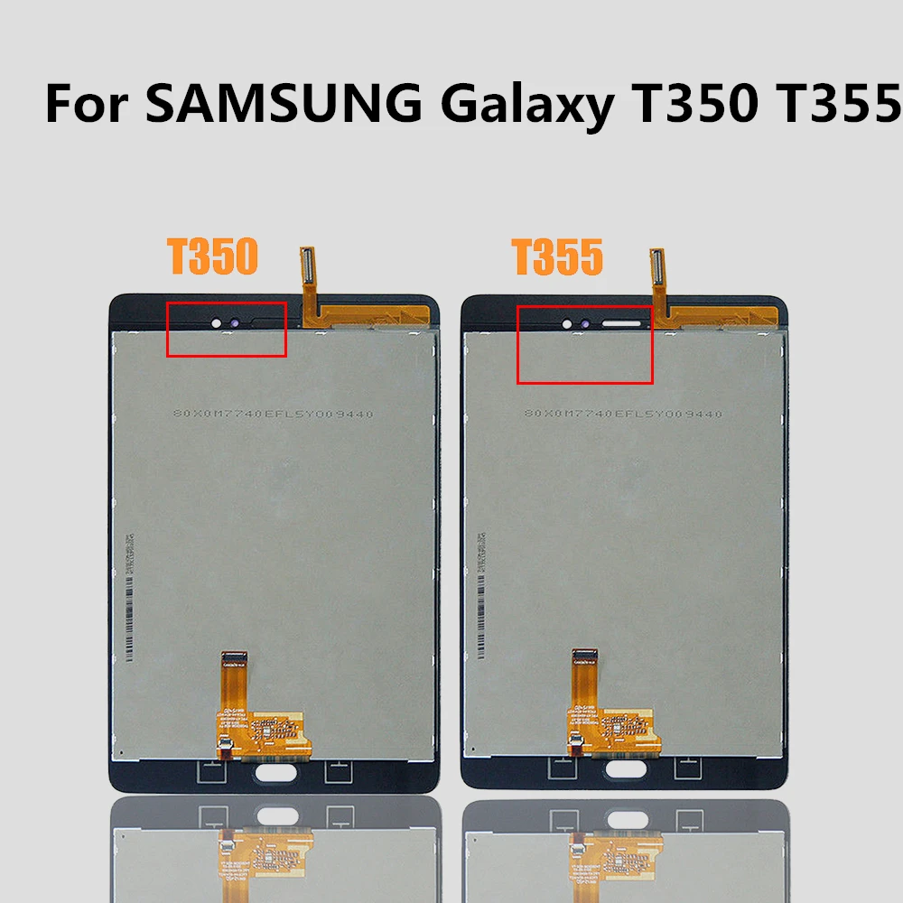 Sinbeda для samsung Galaxy T350 T355 ЖК сенсорный экран с рамкой дигитайзер Tab A 8 0 SM-T350 SM-T355