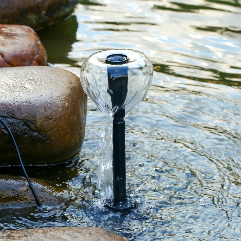 

New 5/10W Submersible Water Pump for Aquarium Fish Tank Water Pump with LED Light Pond Garden Fountain 500-600L/H AC 110-220V