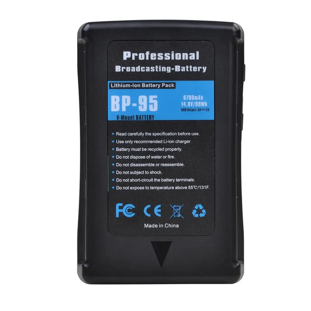 Trava de Bateria Li-íon com Montamento em v Câmera de Vídeo Led para Câmera Lâmpada Sony Bateria bp Fotografia Filmadora 154wh 14.8v - Image 4