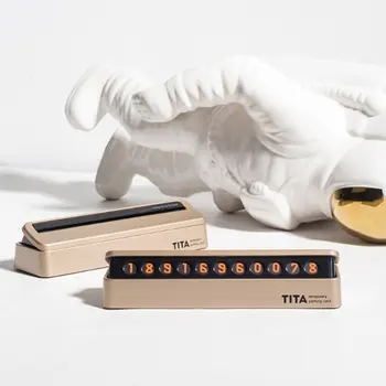 

Universal Car Temporary Parking Card Telephone Number Plate Creative Magnetic Phone Number Privacy Protection Car Accessories