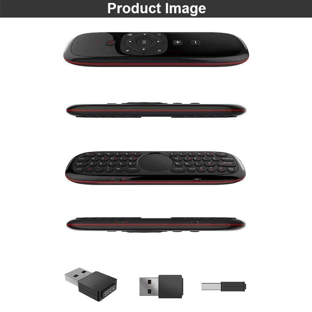 Wechip W2 2,4G Air mouse беспроводная клавиатура с сенсорной панелью Мышь Инфракрасный пульт дистанционного управления для Android tv BOX PC проектор