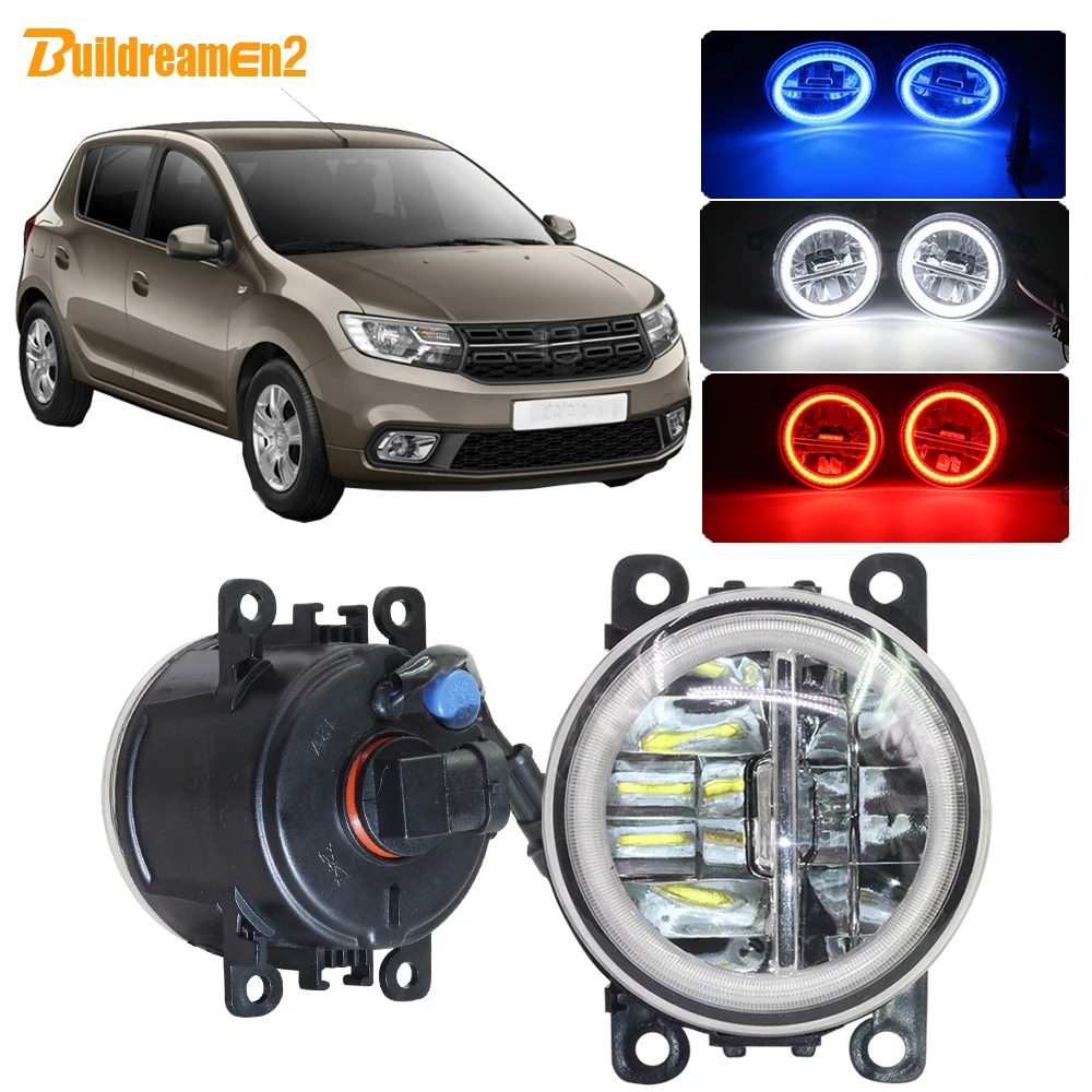 Buildreamen2 для Dacia logan Хэтчбек 2008 2015 стайлинга автомобилей H11 светодиодный туман