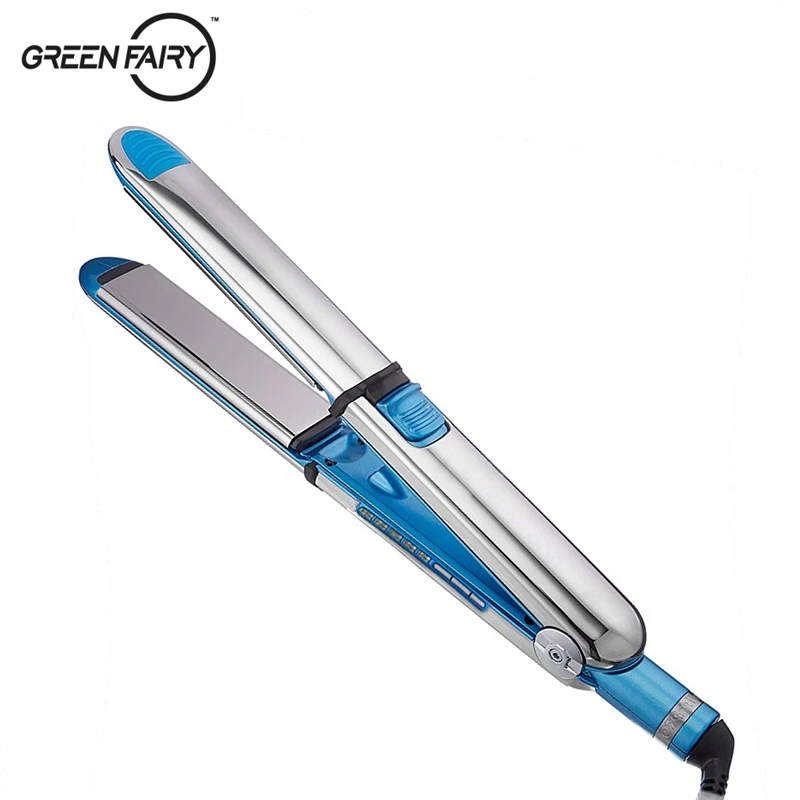 

Greenfairy Professional Hair Straightener High Quality Curler Hair Flat Iron Negative Titanium Curling Iron LED Display Screen