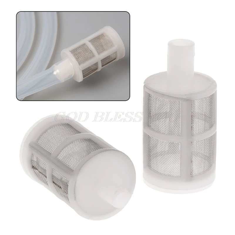 Fish Tank Filter Mesh Water Pump Hose Net Clean Screen Pumps Aquarium Supplies 7/10mm Stainless Steel Plastic Garden Drop Ship | Дом и сад