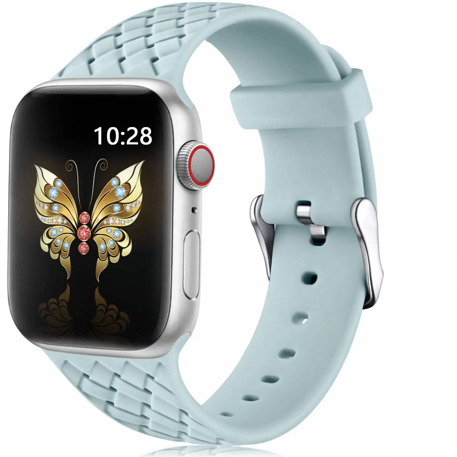 Силиконовый ремешок для apple watch 5 4 3 ремешок 44 мм 40 мм iwatch ремешок 5 42 мм 38 мм браслет pulseira correa ремешок для часов - Цвет ремешка: turquoise